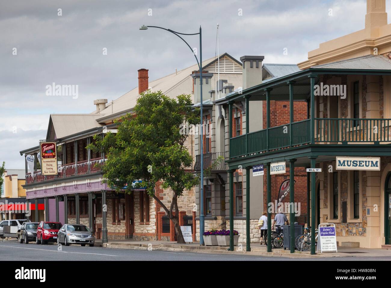 Australia, South Australia, Barossa Valley, Tanunda, town view Stock ...