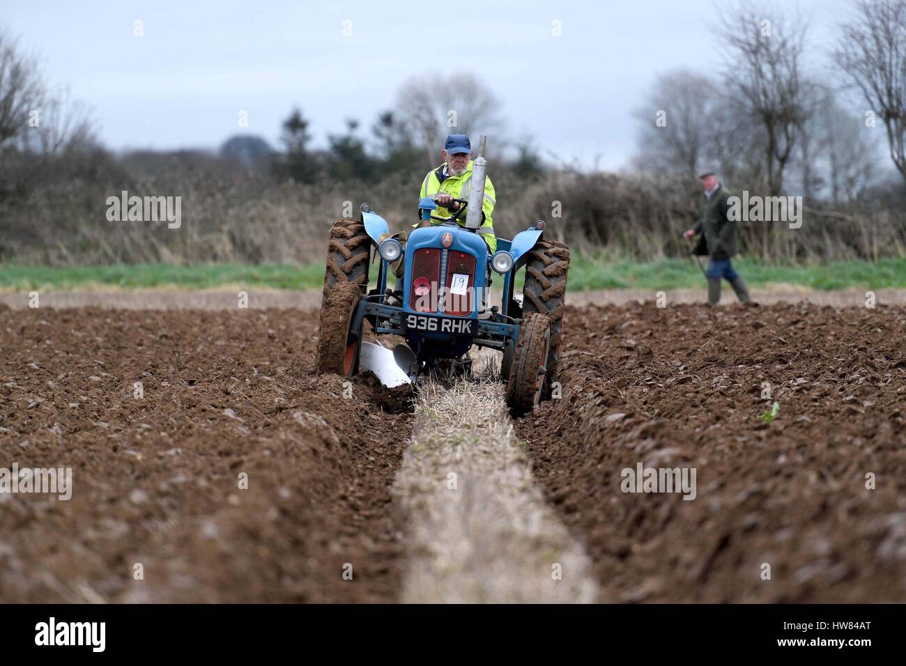 Tractor Ploughing match, vintage tractors, Dorset, UK Stock Photo Alamy