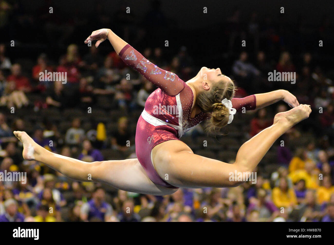 Jacksonville, FL, USA. 18th Mar, 2017. University of Alabama gymnast