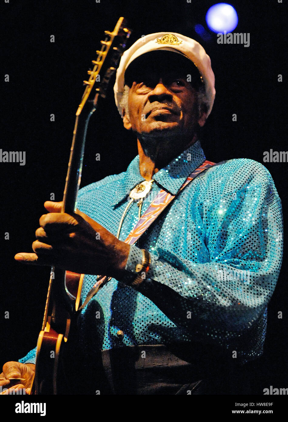 Mannheim Germany 22nd Nov 08 Us Rock Legend Chuck Berry Stock Photo Alamy