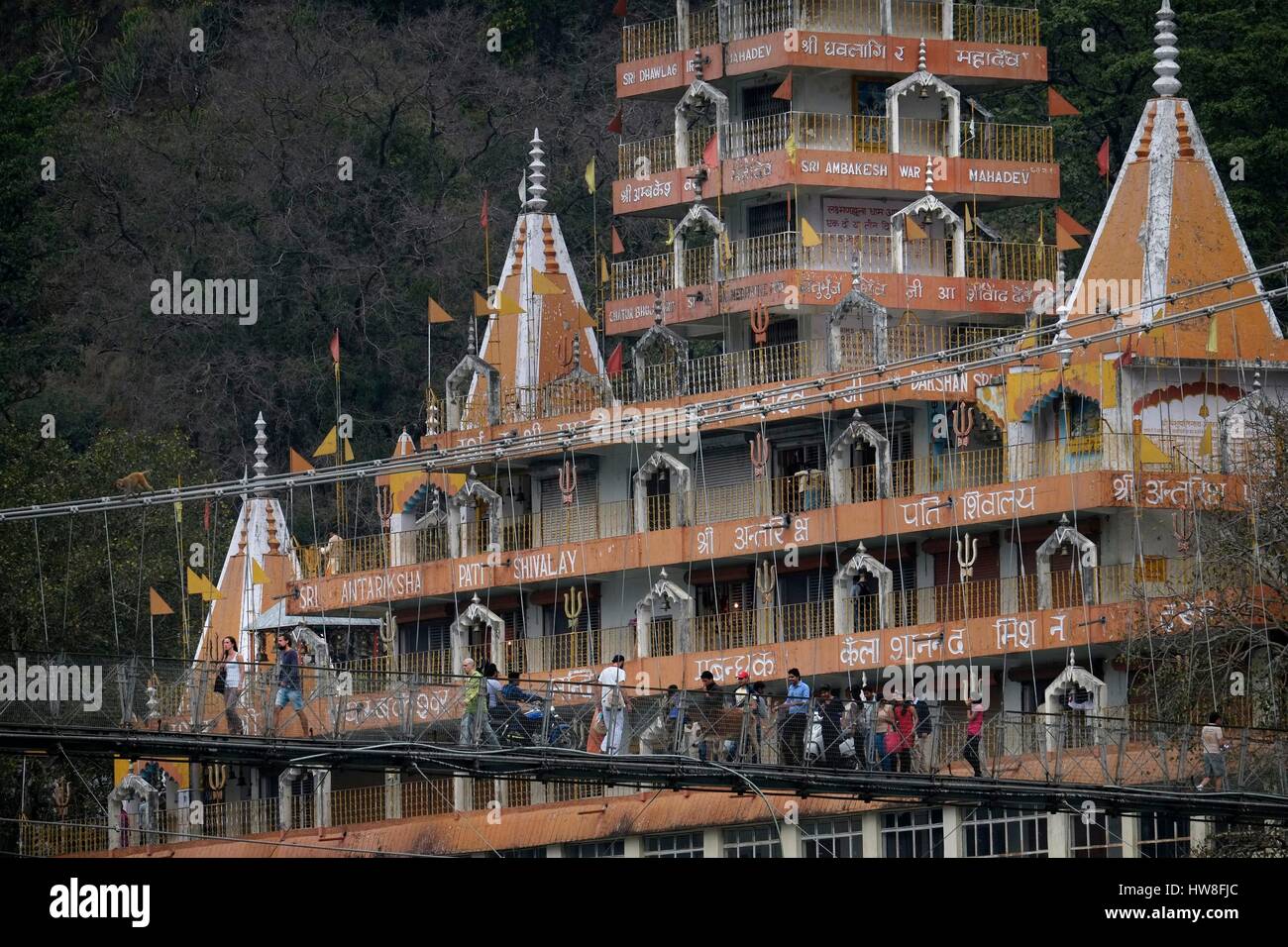 Pilgrimage Rishikesh Beatles india hi-res stock photography and images - Alamy