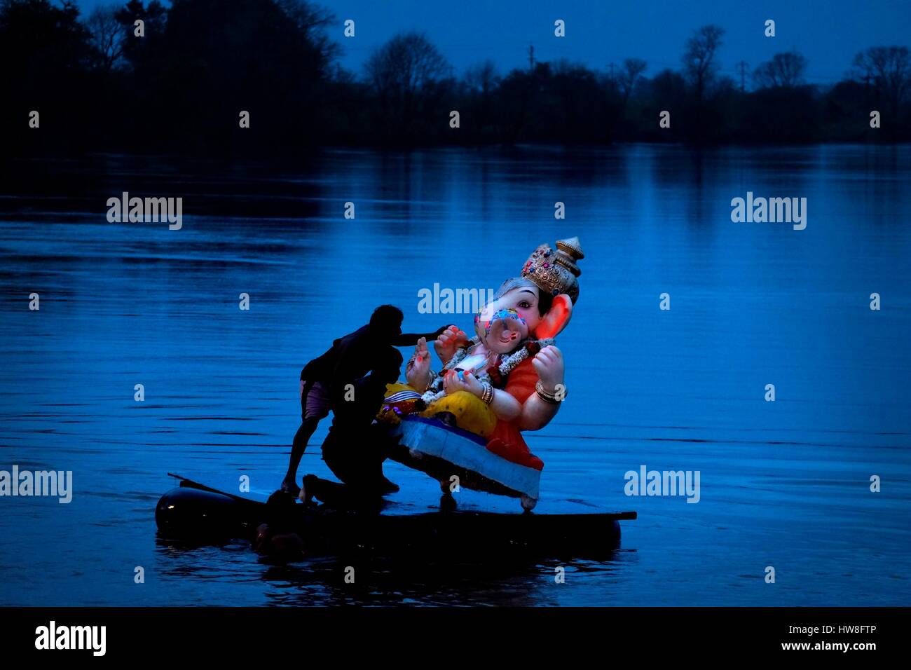 India, Maharashtra State, Kolhapur, Ganesh Chaturthi is a 10 day Hindu