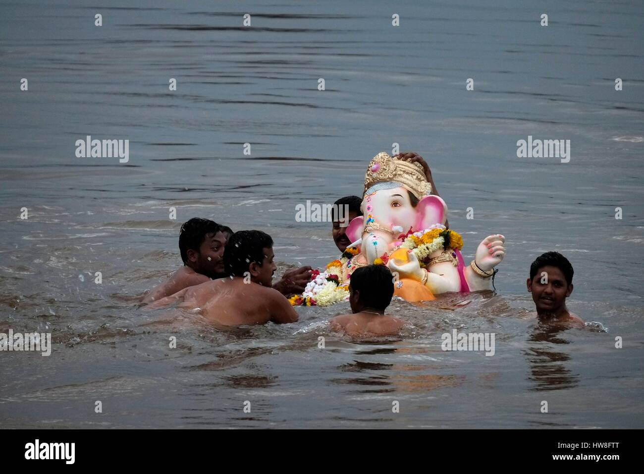 India, Maharashtra State, Kolhapur, Ganesh Chaturthi is a 10 day Hindu