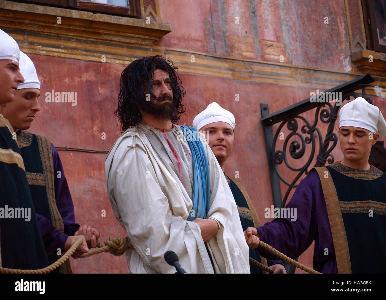 ŠKOFJA LOKA, SI APRIL 4 Škofja Loka Passion Play, based on the