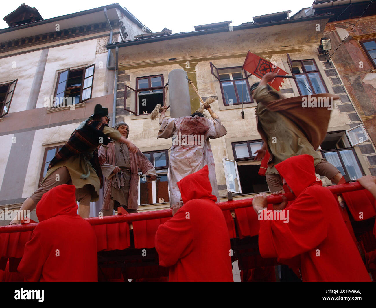 ŠKOFJA LOKA, SI APRIL 4 Škofja Loka Passion Play, based on the