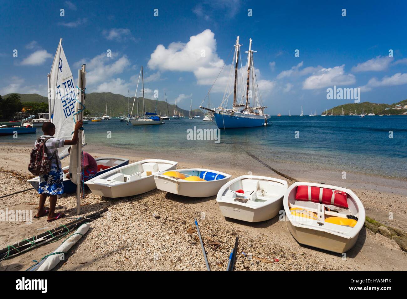 Caribbean sailing school hires stock photography and images Alamy