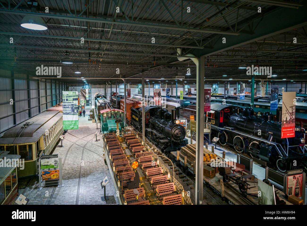 Canada, Quebec, Montreal, Delson, Canadian Railway Museum, Exporail
