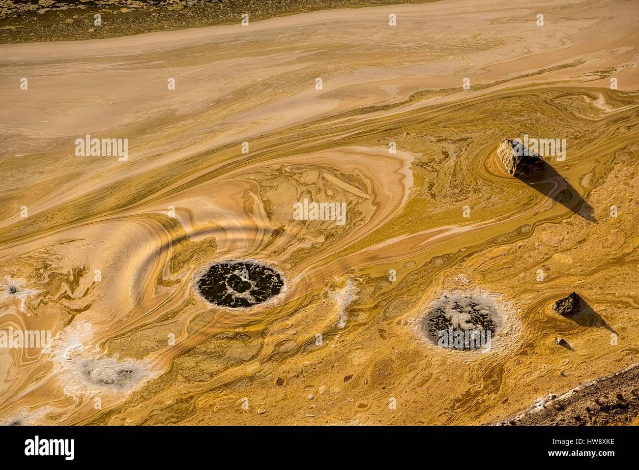 Kenya, Magadi lake, Little Magadi Stock Photo