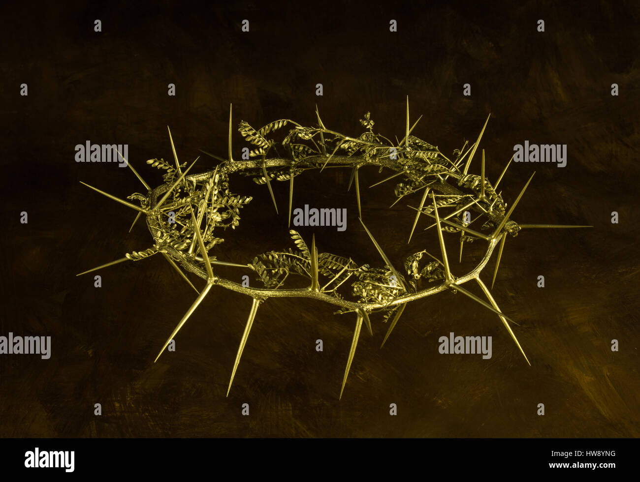 Gold crown of thorns hi-res stock photography and images - Alamy