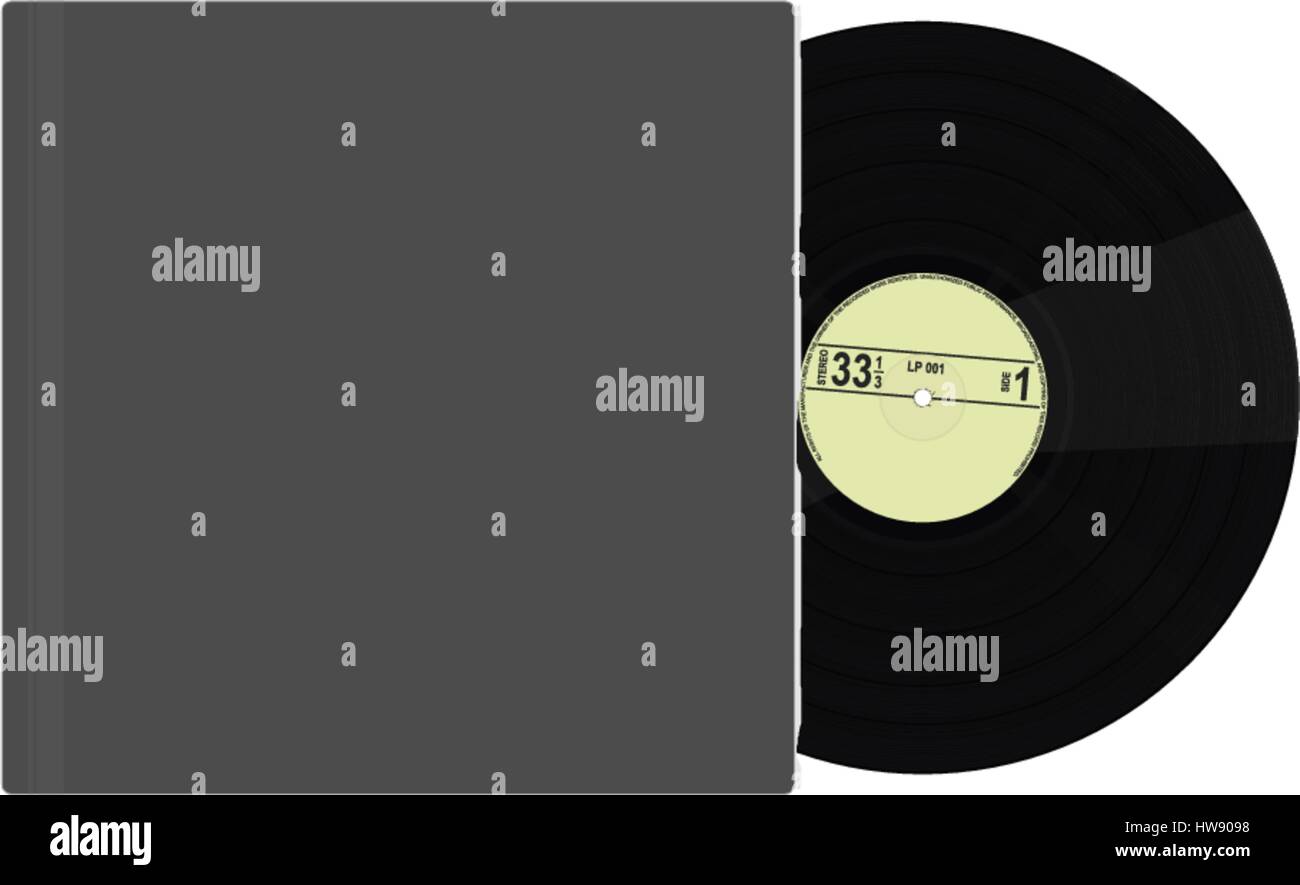 Vintage vinyl record. Flat vector Stock Vector Image & Art Alamy