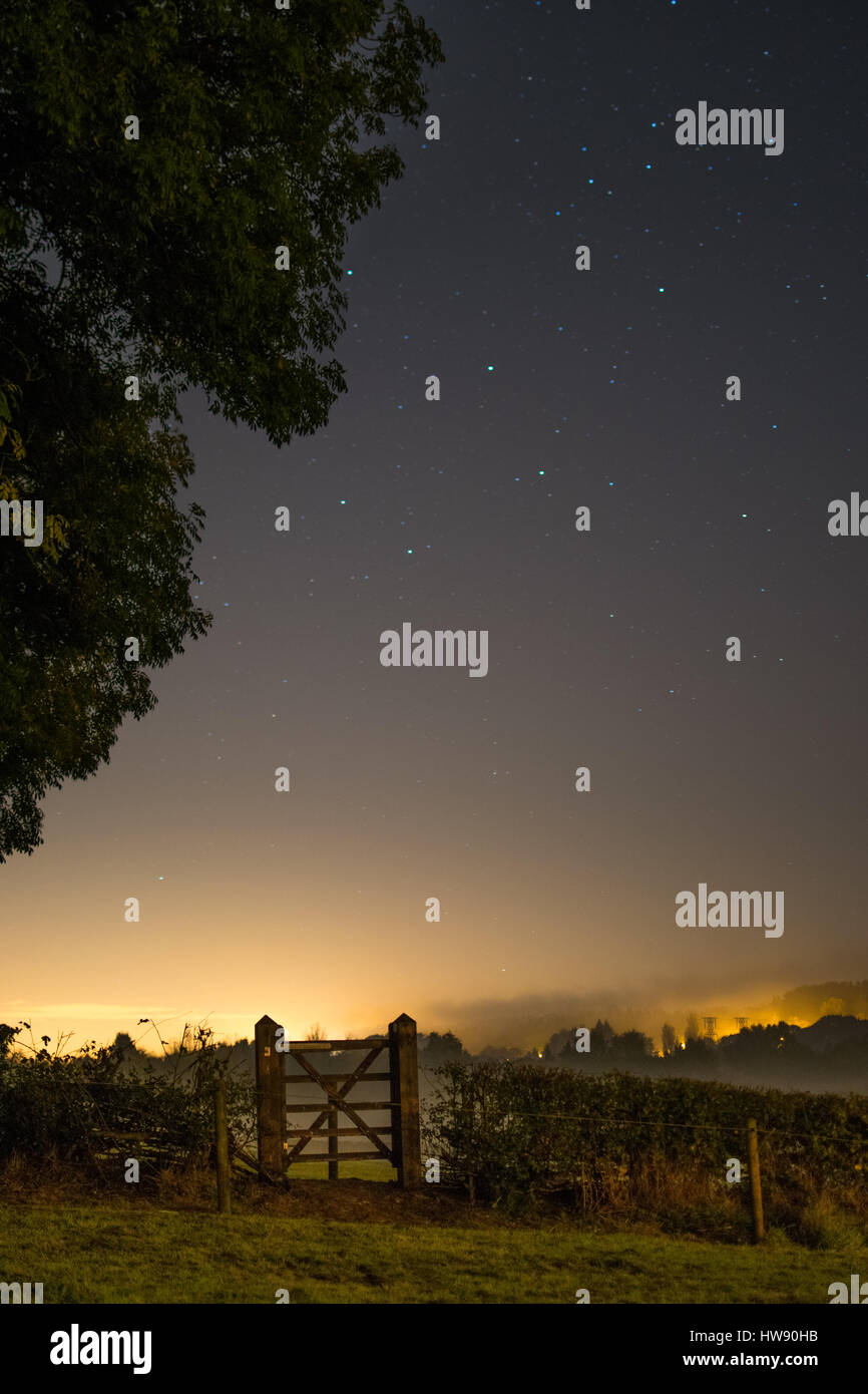 Astro Photography Landscape Stock Photo