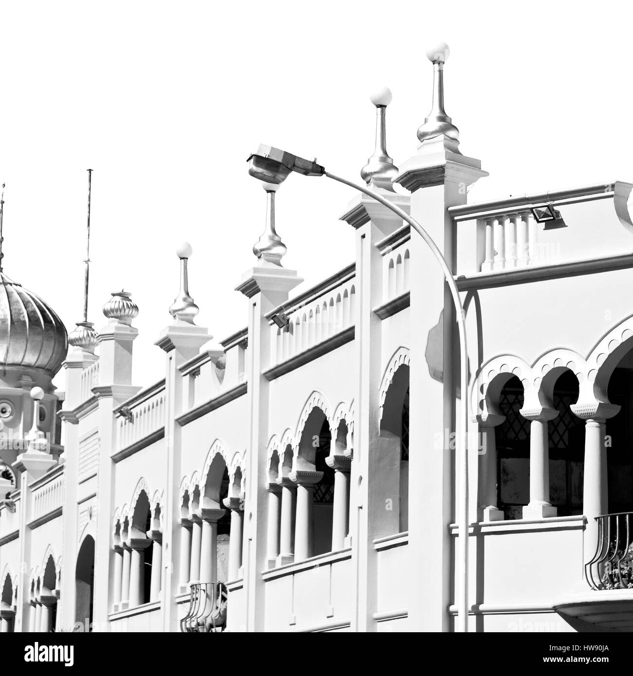 Blur In South Africa Old Mosque In City Center Of Durban And Religion Building Stock Photo Alamy