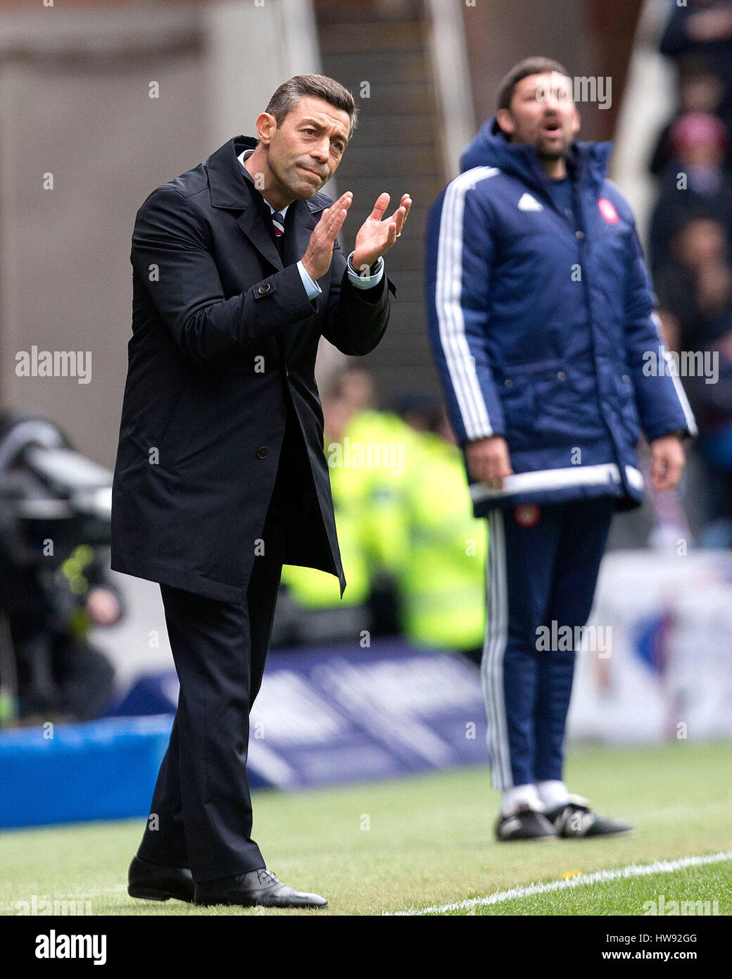 New rangers manager pedro caixinha hires stock photography and images