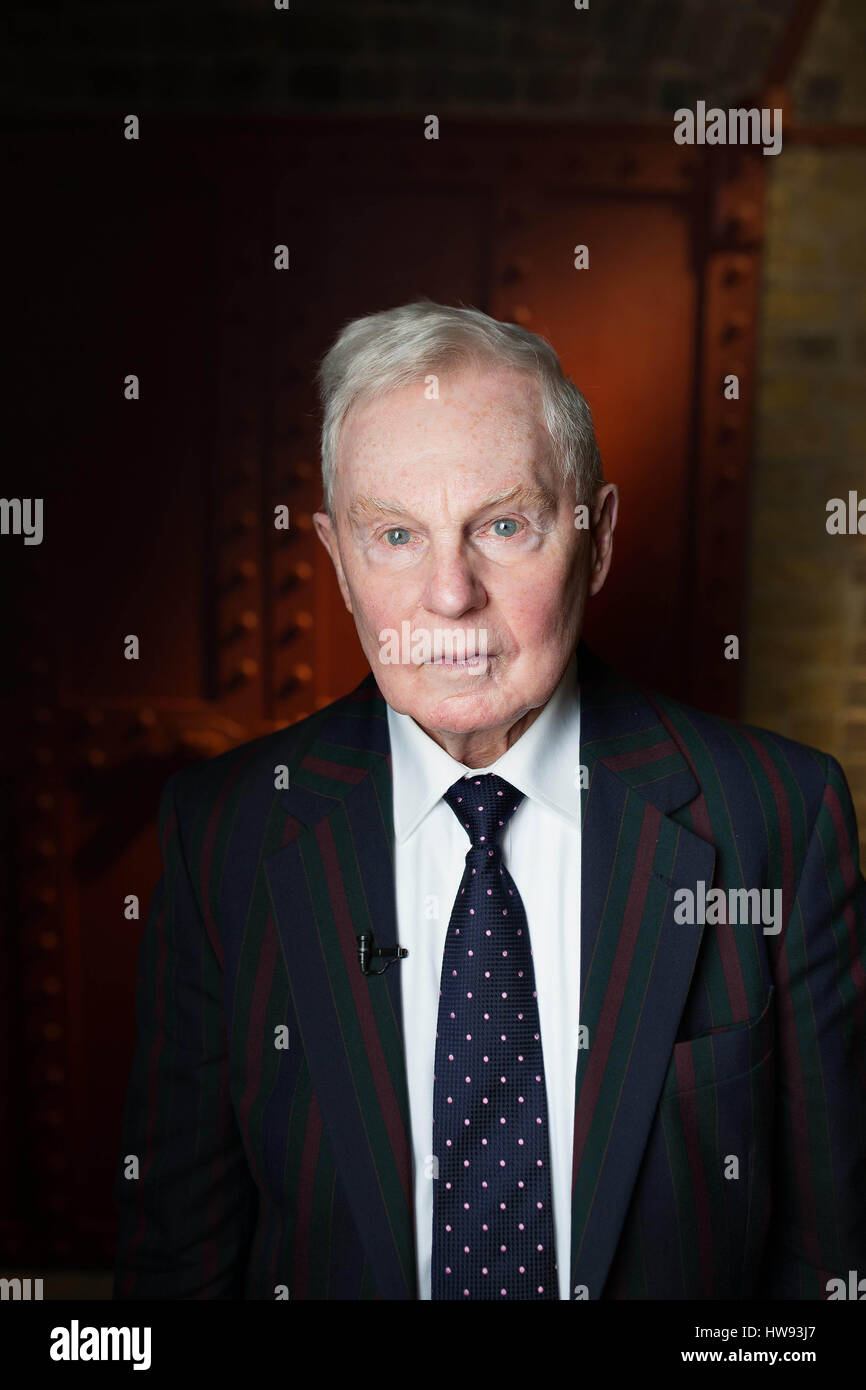 EDITORIAL USE ONLY Sir Derek Jacobi reading the Heartstone Odyssey