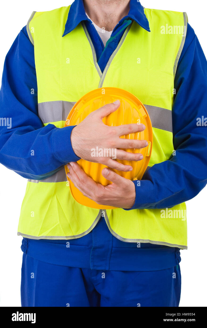 Blue collar worker Stock Photo Alamy