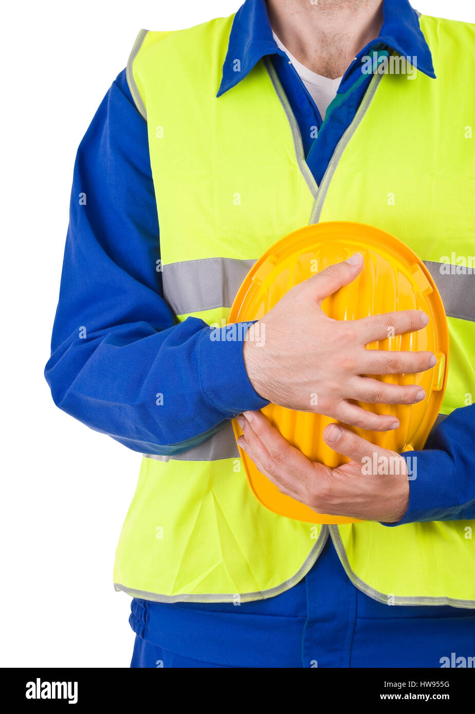 Blue collar worker Stock Photo Alamy