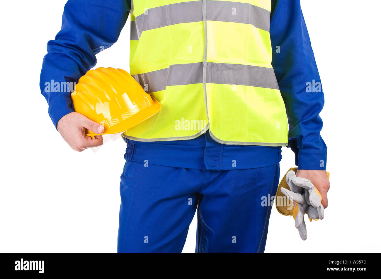 Blue collar worker Stock Photo Alamy