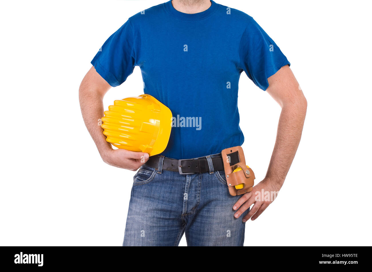 Blue collar worker Stock Photo Alamy