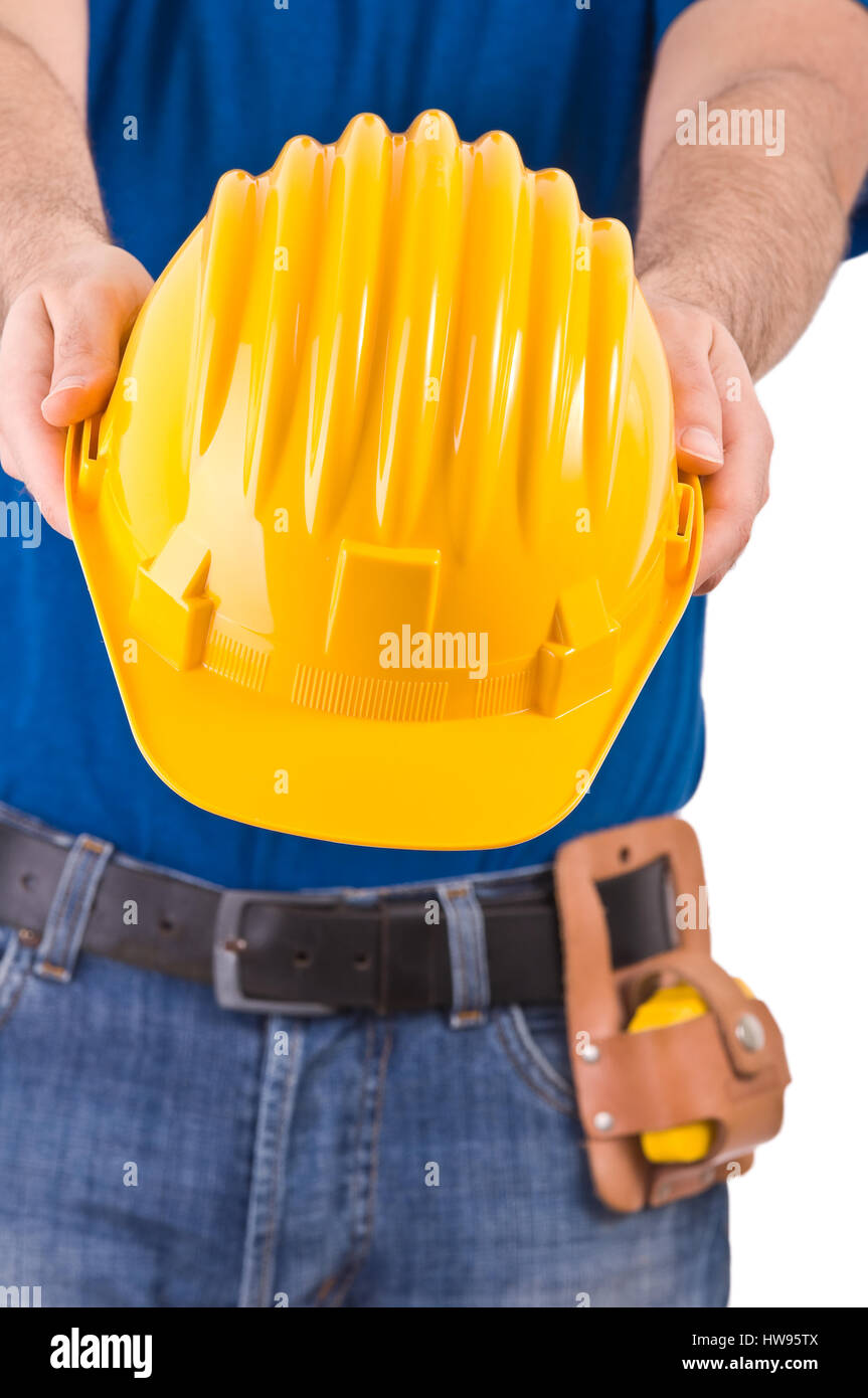 Blue collar worker Stock Photo Alamy
