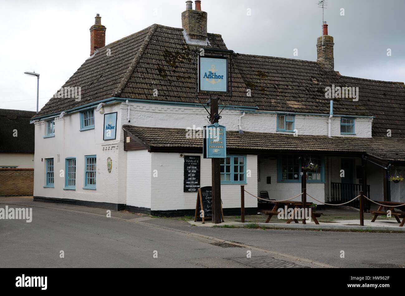 The Anchor, North Street,Burwell, Cambridgeshire, stands at the corner