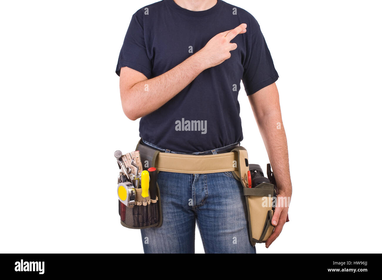 Blue collar worker Stock Photo Alamy