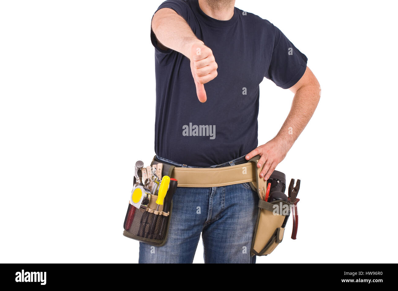 Blue collar worker Stock Photo Alamy