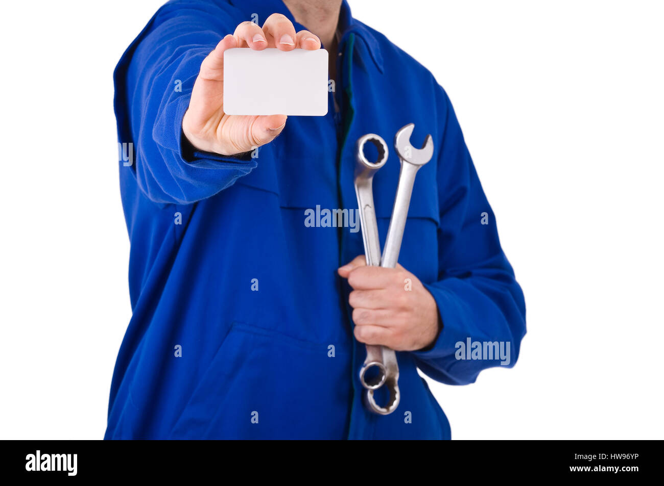 Blue collar worker Stock Photo Alamy