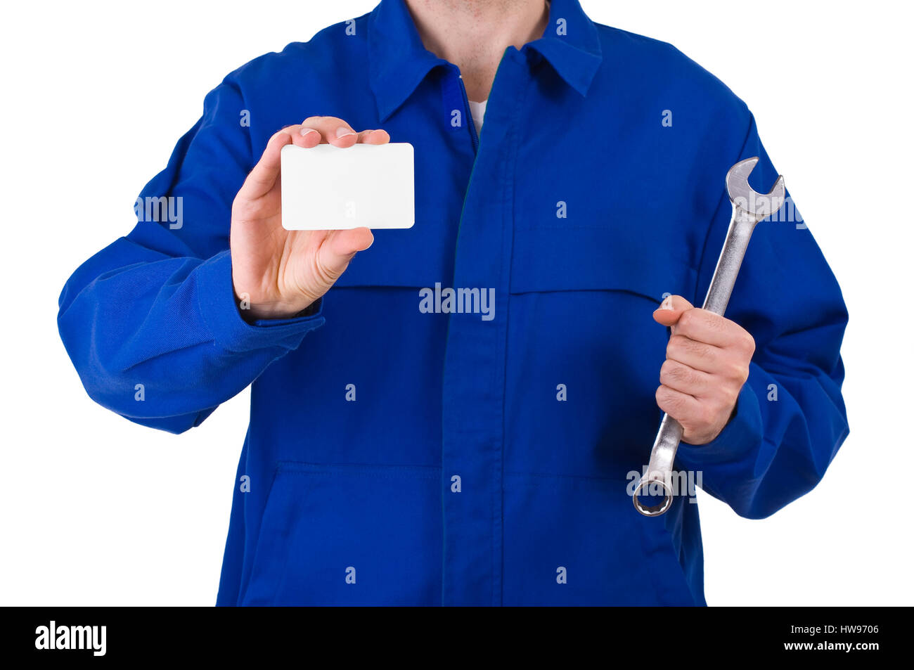 Blue collar worker Stock Photo - Alamy