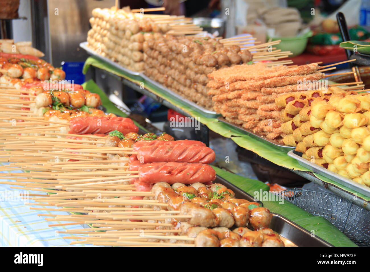 Street food in Bangkok, Thailand Stock Photo - Alamy