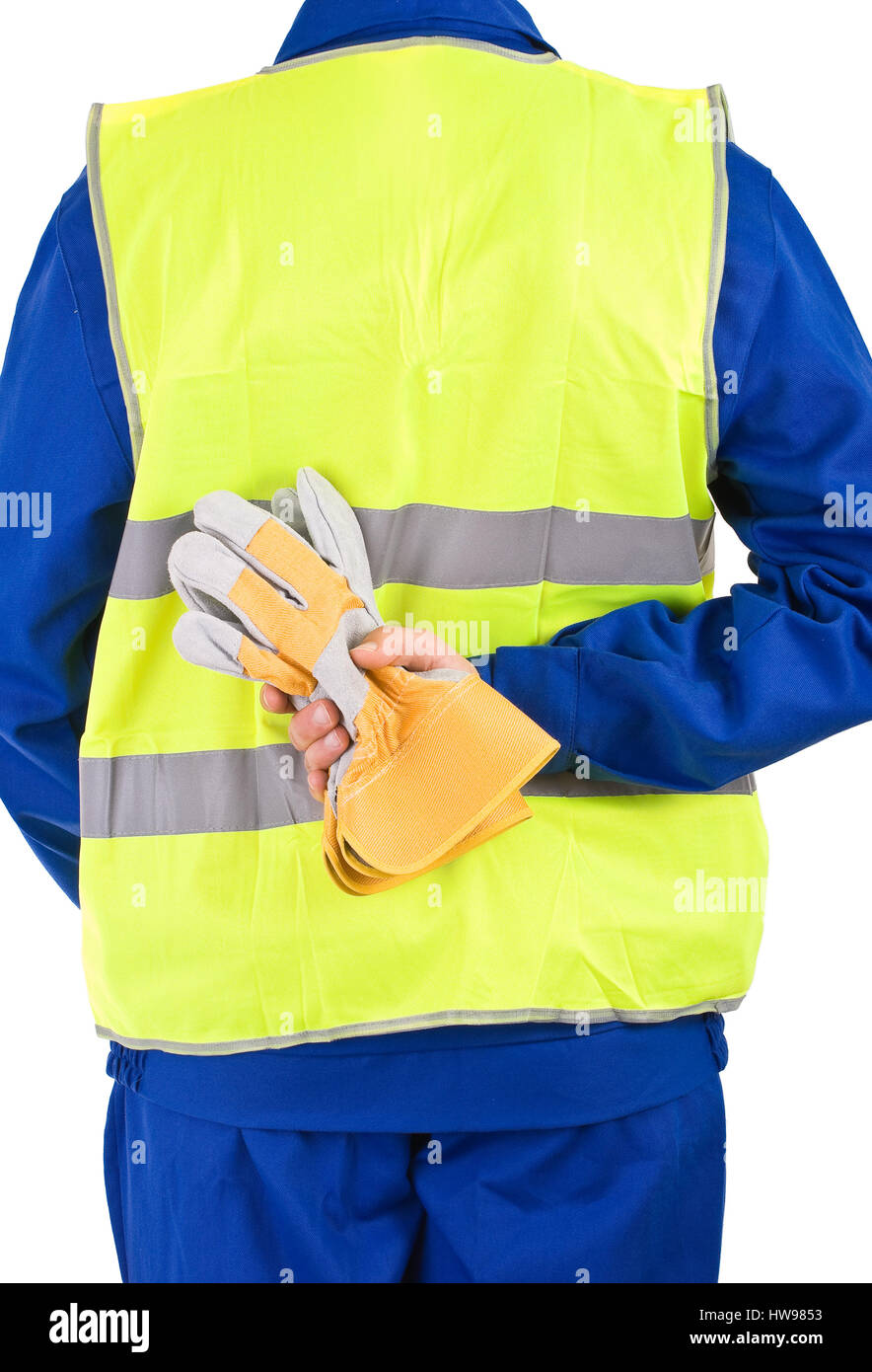 Blue collar worker Stock Photo Alamy