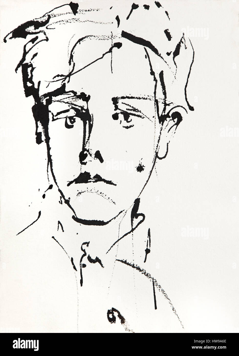 Portrait Darthur Rimbaud 1854 1891 Poete Francais - 