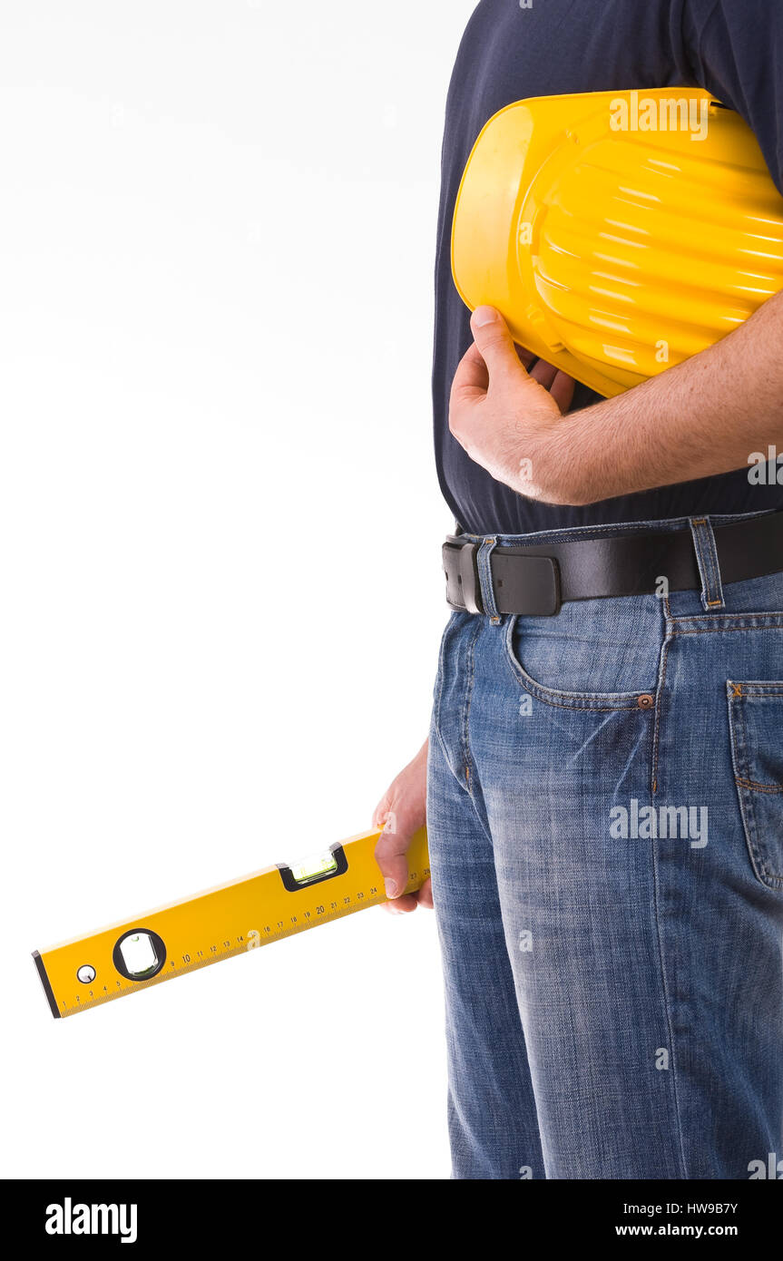 Blue collar worker Stock Photo Alamy