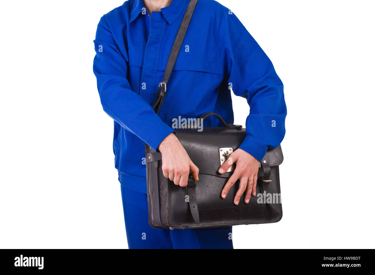 Blue collar worker Stock Photo - Alamy