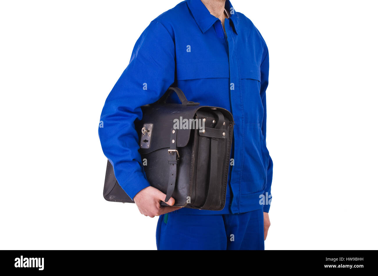 Blue collar worker Stock Photo Alamy
