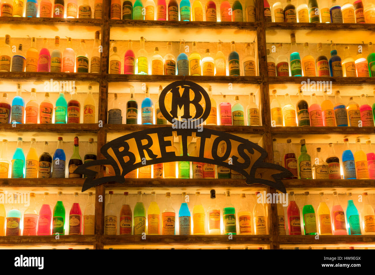 Greek bar in Athens Stock Photo Alamy