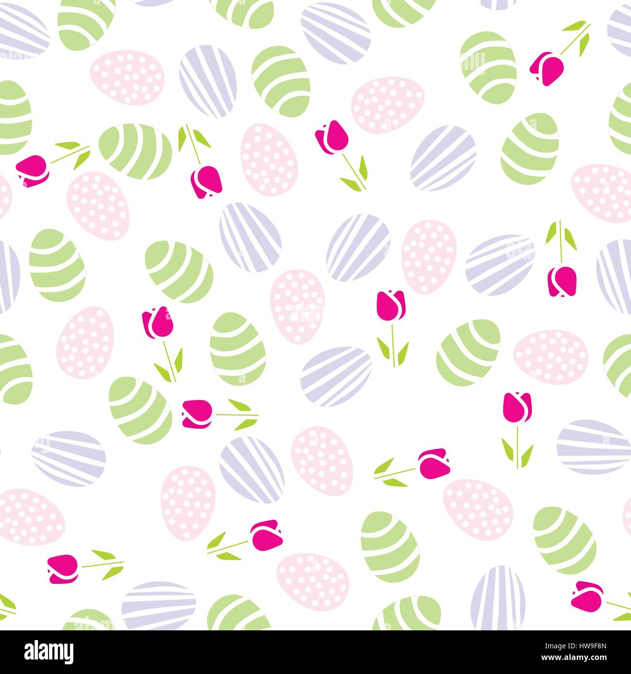 Seamless pattern of Easter eggs Stock Vector Image & Art - Alamy