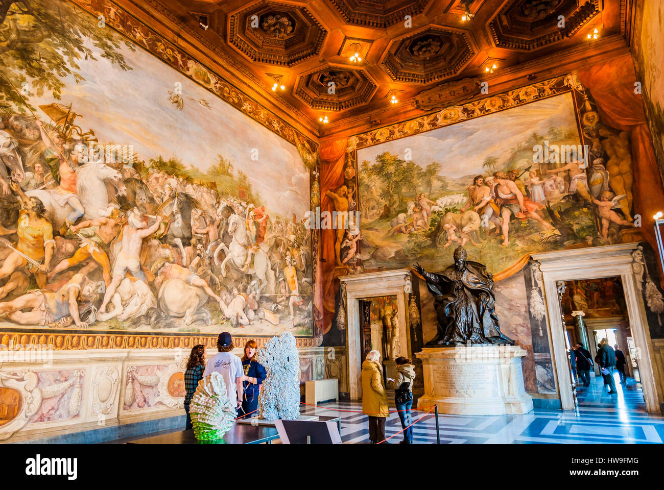 Campidoglio interior hi-res stock photography and images - Alamy