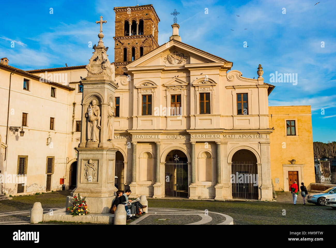 Basilica Di San Bartolomeo Allisola Roma Hi-res Stock Photography And ...