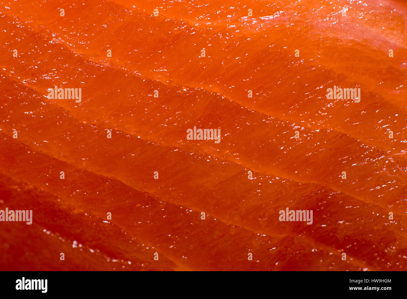 Sockeye Salmon fillet close up Stock Photo