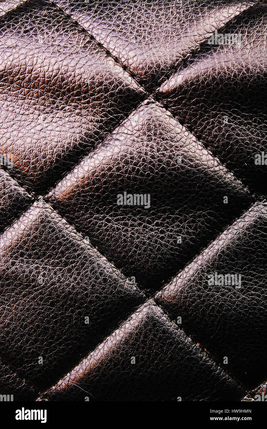 Black faux leather pattern Stock Photo Alamy