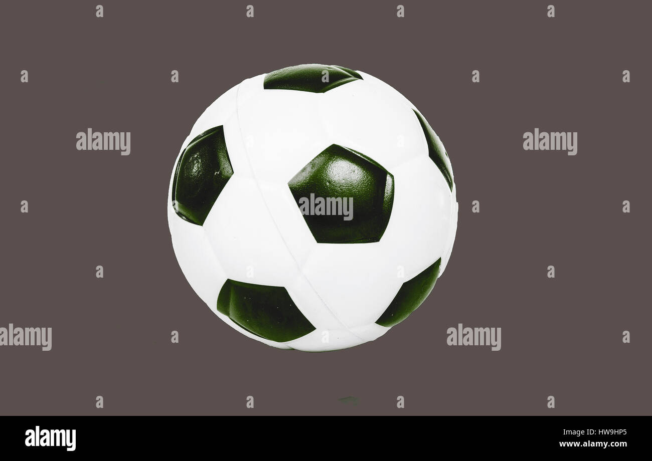 Football soccer ball in colorful background for every concept Stock