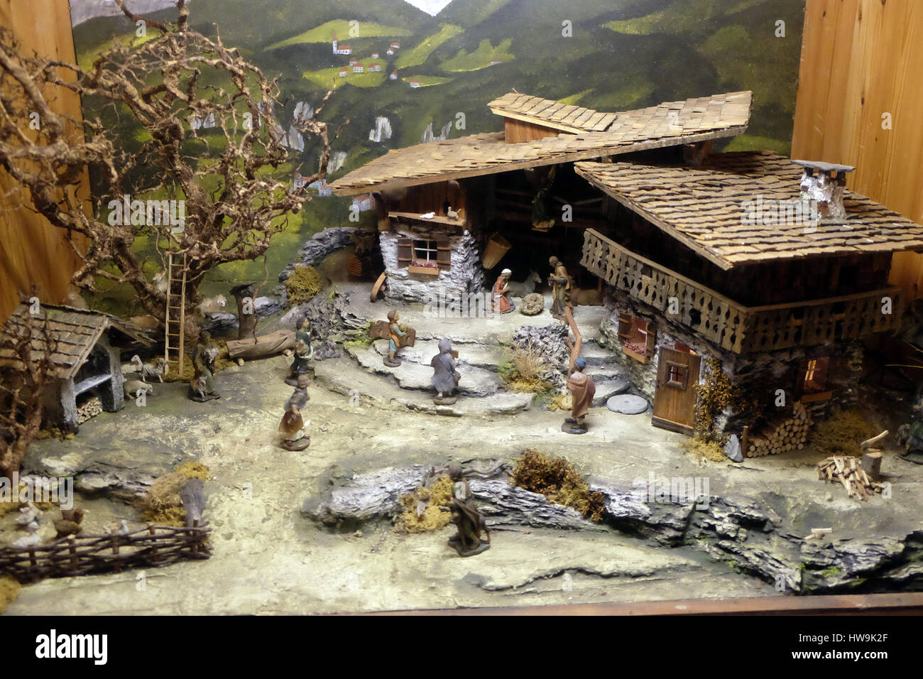 Nativity scene, creche or crib, is a depiction of the birth of Jesus