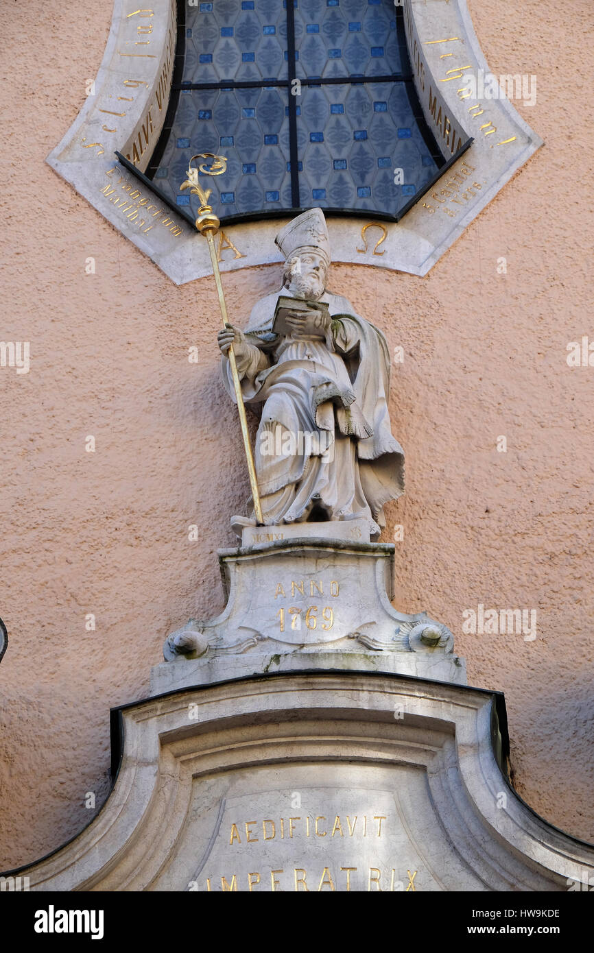 Saint Nicholas, parish church of St. Nicholas in Bad Ischl, Austria on