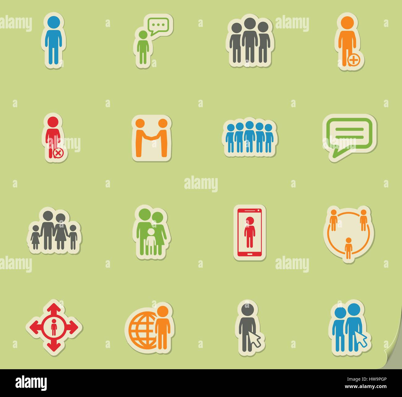 Community simply symbol for web icons and user interface Stock Vector ...