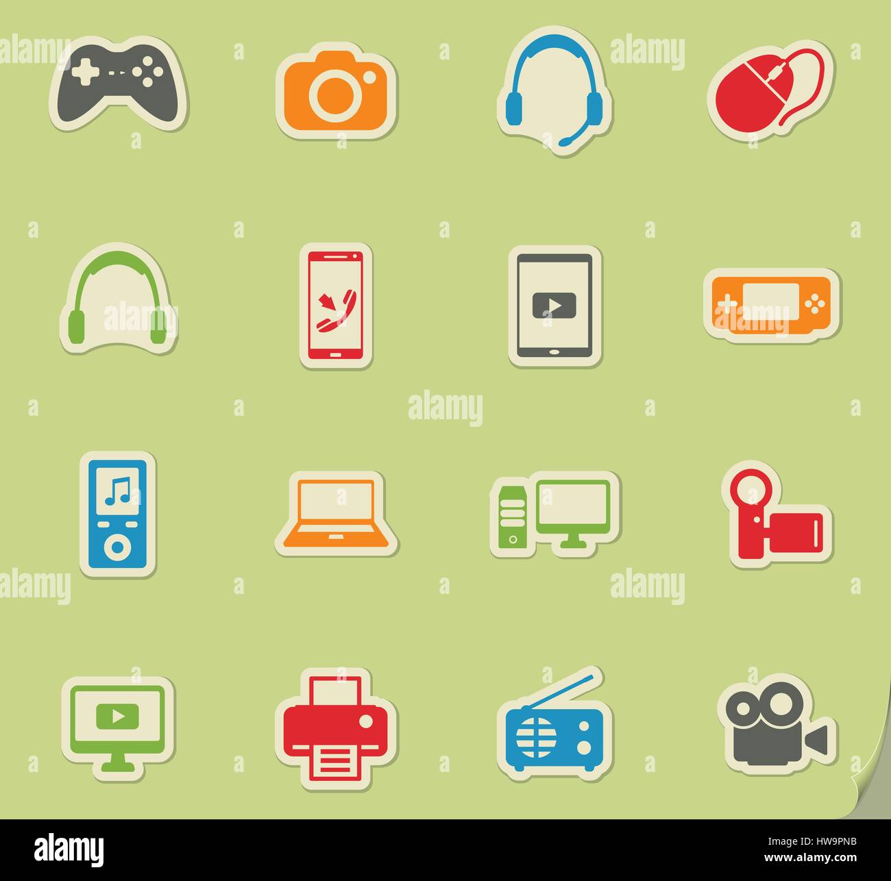 Gadgets simply symbol for web icons and user interface Stock Vector ...