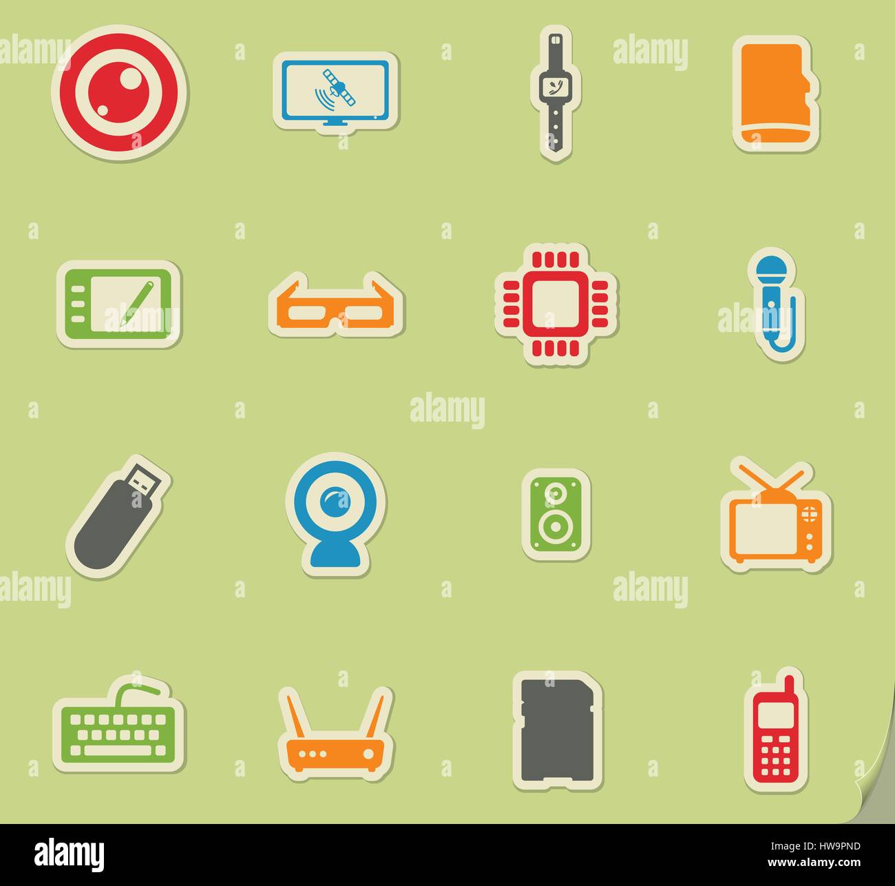 Gadgets simply symbol for web icons and user interface Stock Vector ...