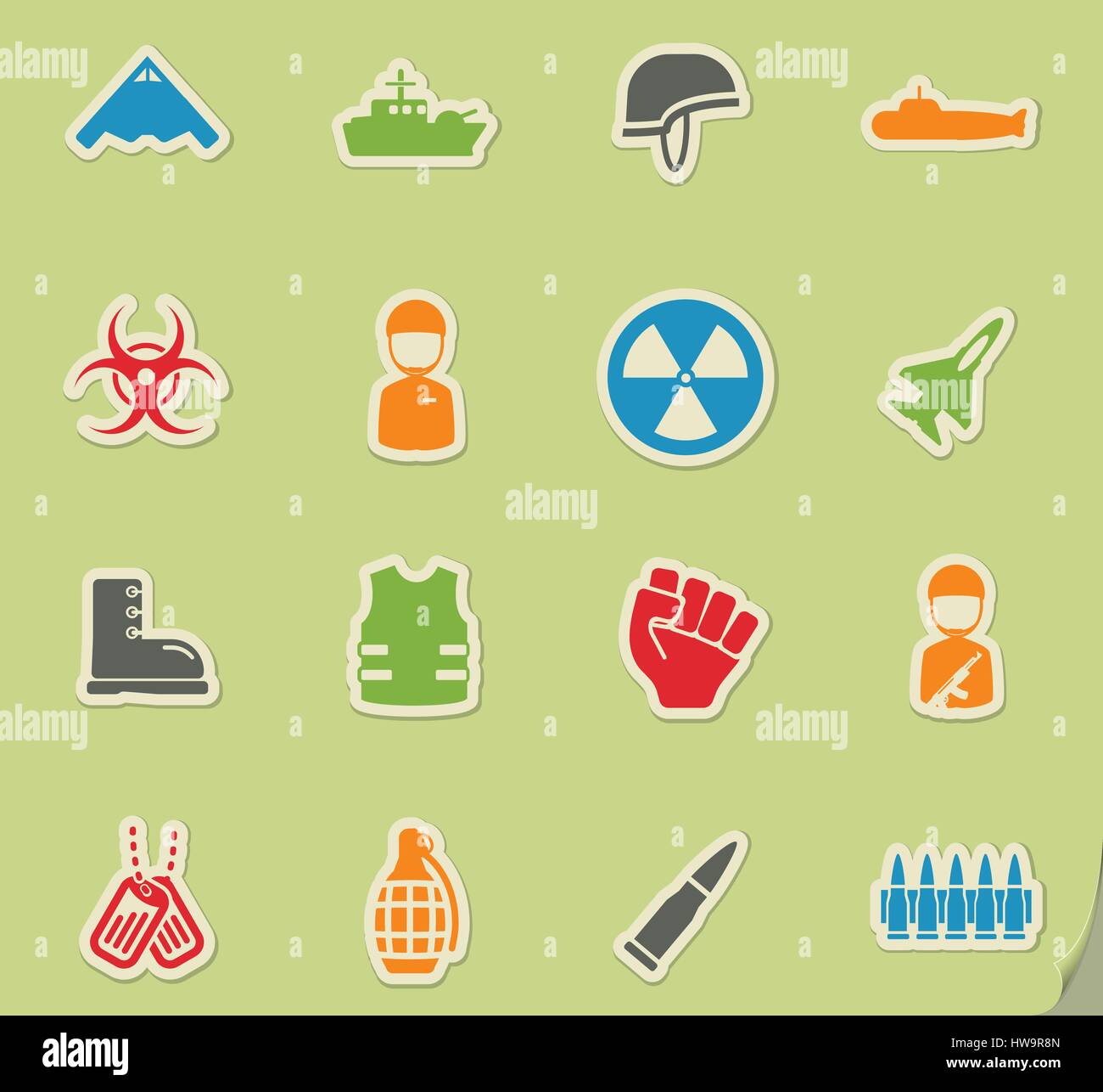 Military simply symbol for web icons and user interface Stock Vector ...