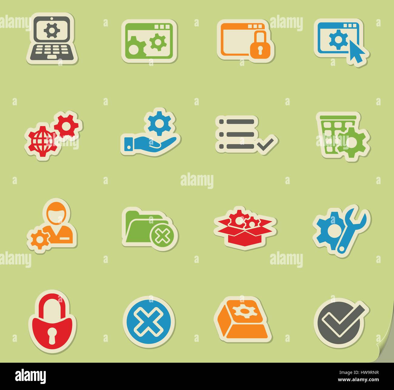 Build stickers hi-res stock photography and images - Alamy