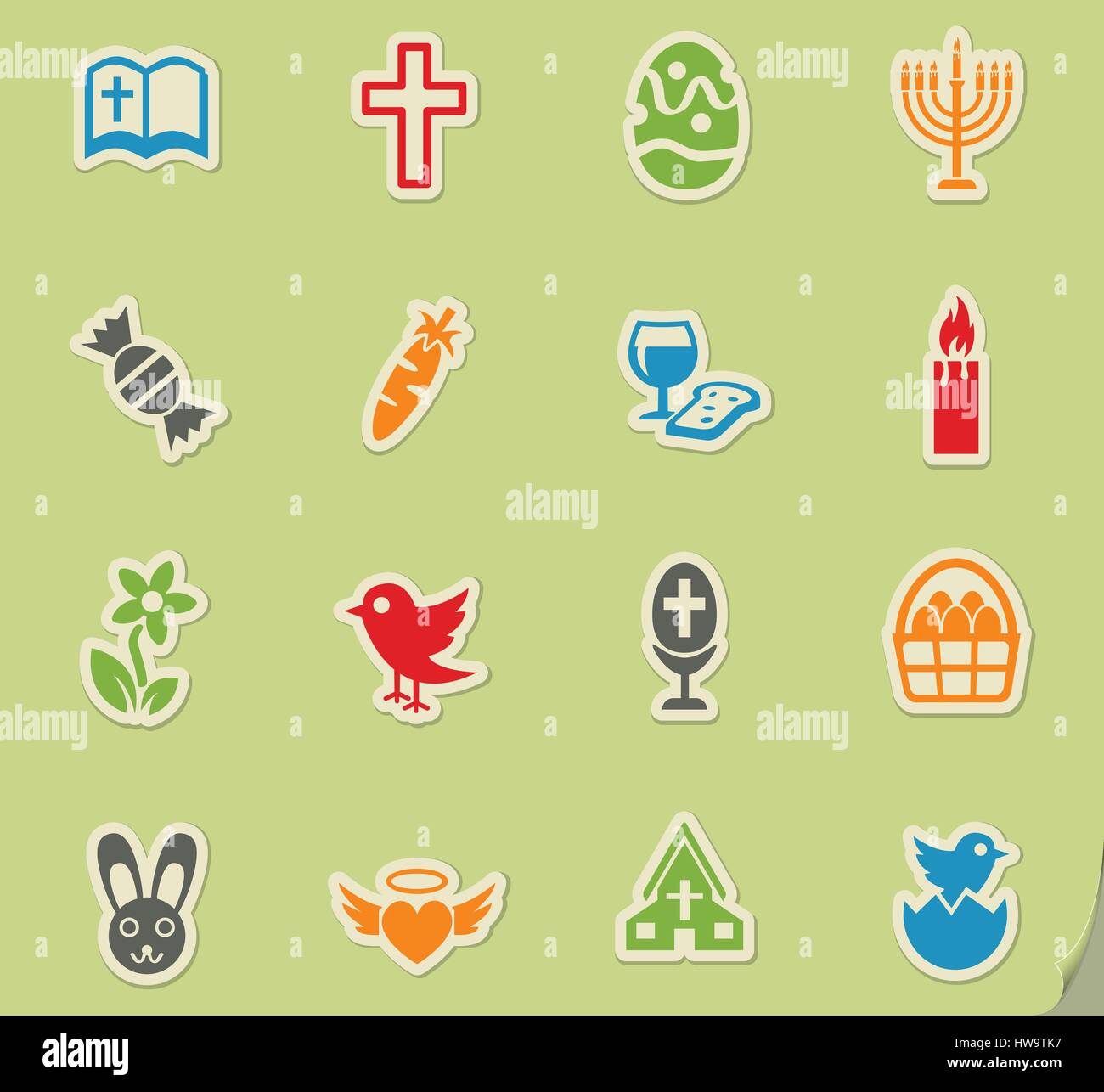 Carrots for the easter bunny retro design hi-res stock photography and ...