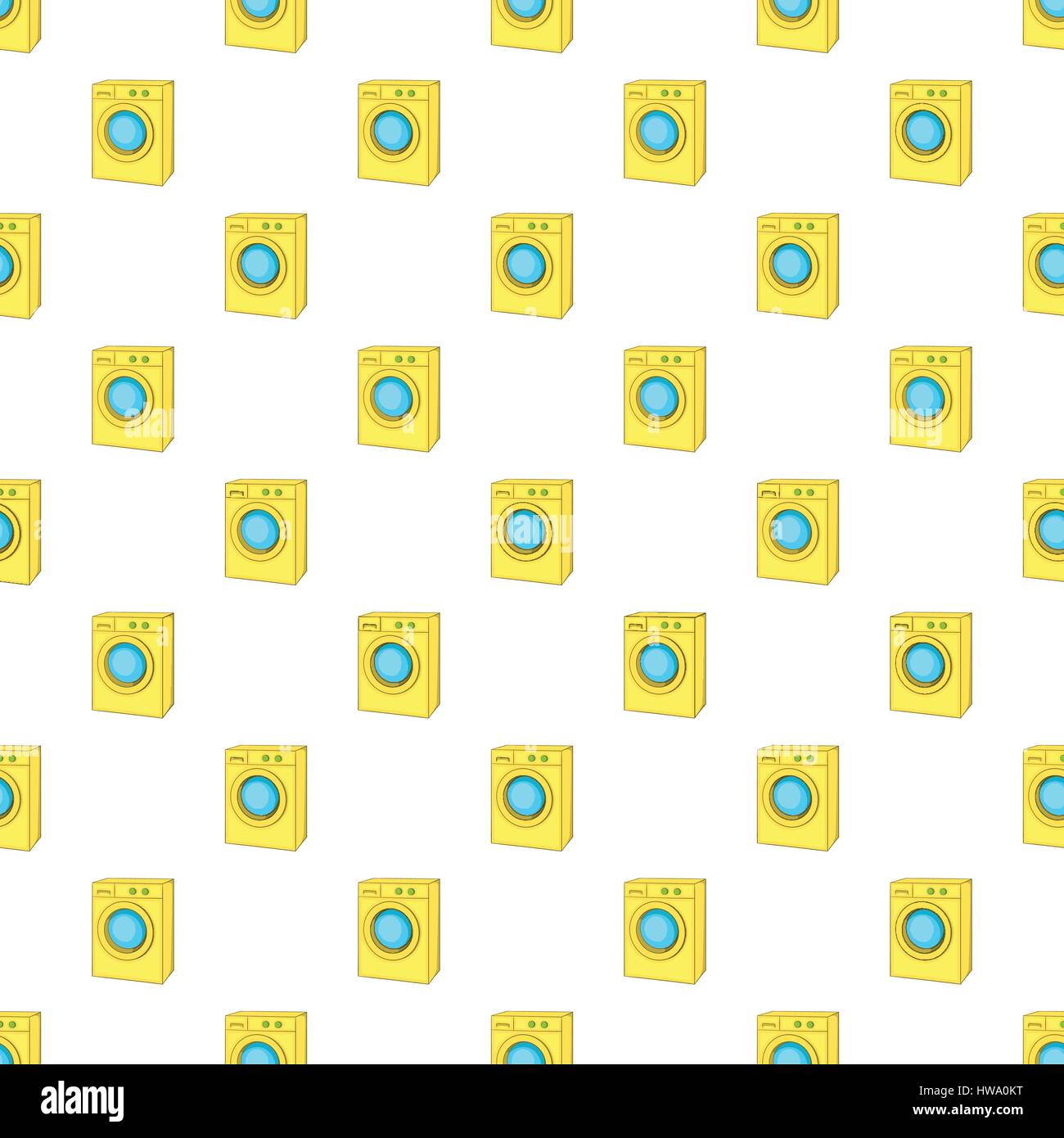 Washing machine pattern, cartoon style Stock Vector Image & Art - Alamy